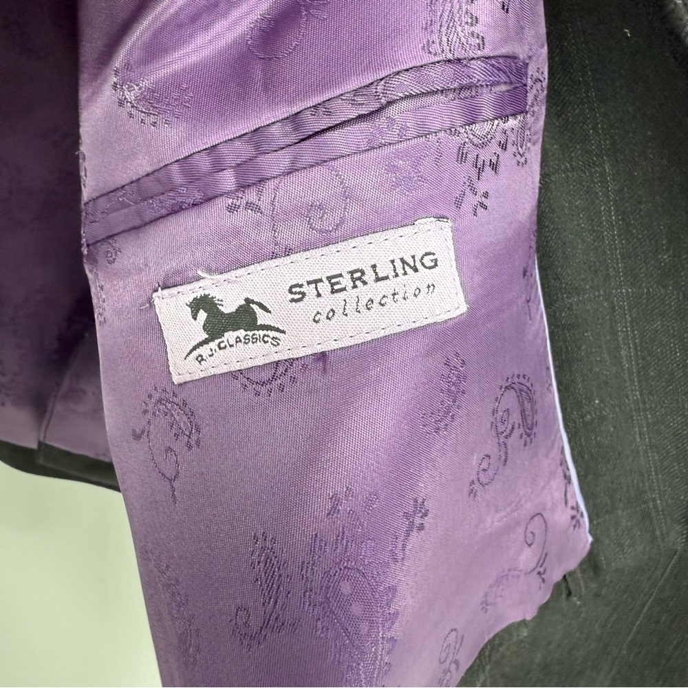 R.J. Classics Sterling Collection Show Coat Size 4S Black Worsted Wool 4-button - Picture 6 of 10
